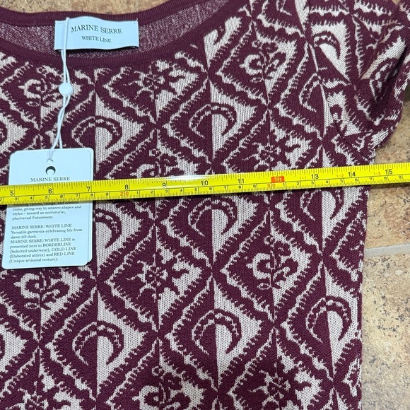 NWT Marine Serre Moon Diamond Jacquard Mini Dress Small S Celestial Fall Iconic - Picture 9 of 12